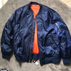 Navy bomber jacket